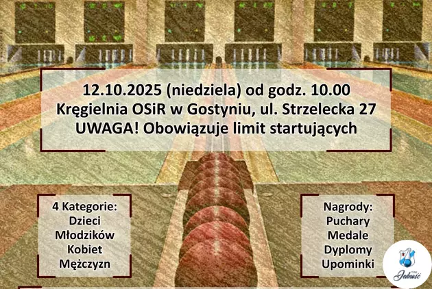 Mistrzostwa Miasta Kościana w kręglarstwie klasycznym 12.10.2025